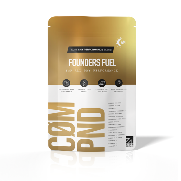 <h6><span style="text-decoration:underline">ELITE</span></h6><h3>Performance Day Blend</h3><p>CRUSH your day.<br/><br/>Packed with science-backed ingredients:<br/><br/>• Caffeine Anhydrous<br/>• L-Tyrosine<br/>• Magnesium Stearate<br/>• Zinc Picolinate<br/>• Bacon Monnieri<br/>• Shilajit Extract<br/>• Korean Ginseng<br/>• Ginkgo Biloba <br/>• Tribulus Terrestris <br/>• Choline Bitartrate<br/>•  Rhodiola Rosea Root<br/></p><h4>From: £24.99</h4>